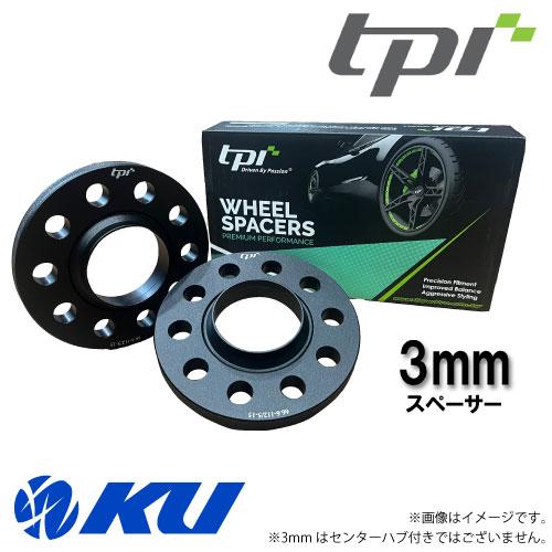 TPI ホイールスペーサー 3mm  MINI PCD100用 【1SET/２枚】ブラック アルマイ...