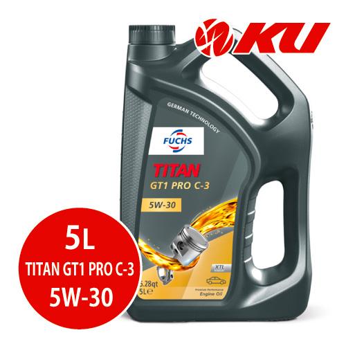 日本正規品 FUCHS TITAN GT1 PRO C-3 SAE 5W30 5L×1缶  XTL ...