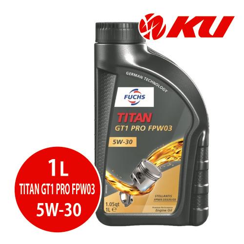 日本正規品 FUCHS TITAN GT1 PRO FPW03 SAE 5W-30 1L×1缶 AC...