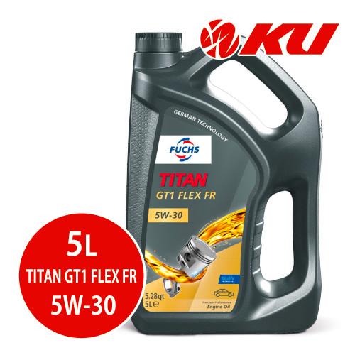日本正規品 FUCHS TITAN GT1 FLEX FR SAE 5W-30 5L×1缶 ACEA...