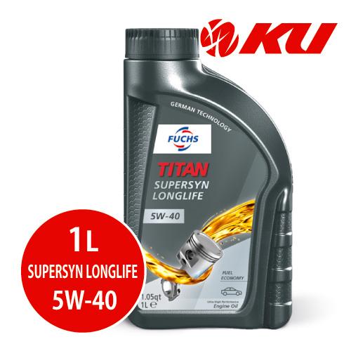 日本正規品 FUCHS TITAN SUPERSYN LONGLIFE SAE 5W40 1L×1缶...