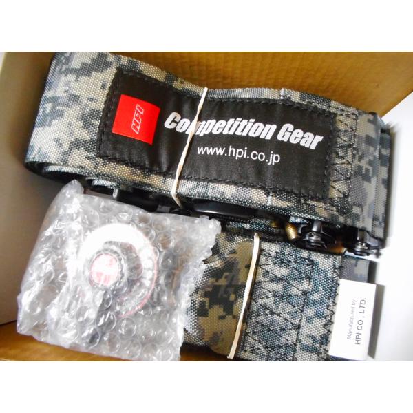 HPI レーシングハーネス 4点式（3インチ）デジタルカモフラージュ FIA公認 運転席側 HPRH...