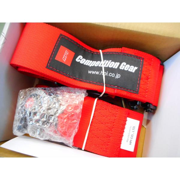 HPI レーシングハーネス 4点式（3インチ）レッド FIA公認 運転席側 HPRH-4900RD-...