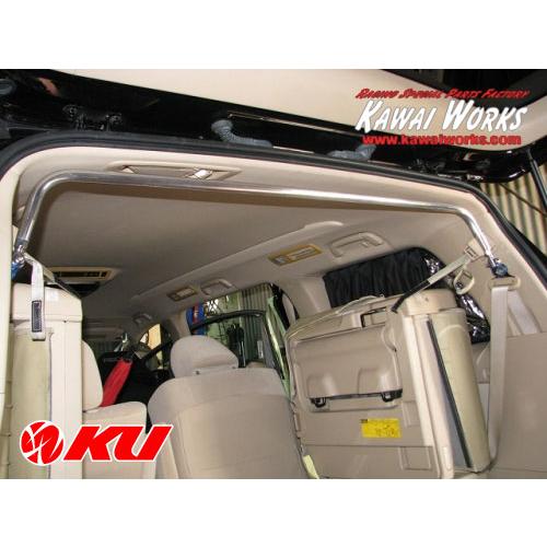 カワイ製作所 リアピラーバー typeスクエア トヨタ  アルファード / ヴェルファイア  GG2...