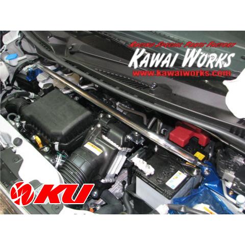 カワイ製作所 フロントストラットバー typeSTD スズキ ワゴンRスティングレー MH34S用 ...