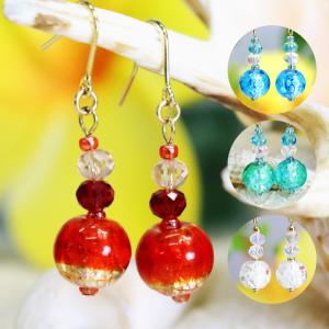 琉球ガラス専門店kubagasaya ピアス イヤリング 沖縄アクセサリー Yahoo ショッピング