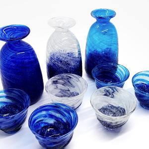 グラス とっくり 徳利 日本酒 酒器 冷酒 琉球ガラス ティーダ徳利