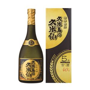 泡盛 久米島の久米仙 ブラック5年古酒 40度 720ml 1本 父親 誕生日