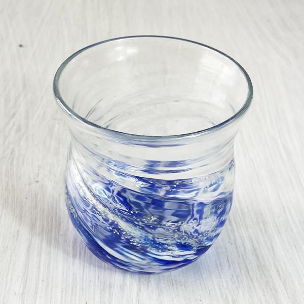 琉球ガラス グラス ロックグラス 沖縄 お土産 ホタル石 蛍石 ホタル口広グラス