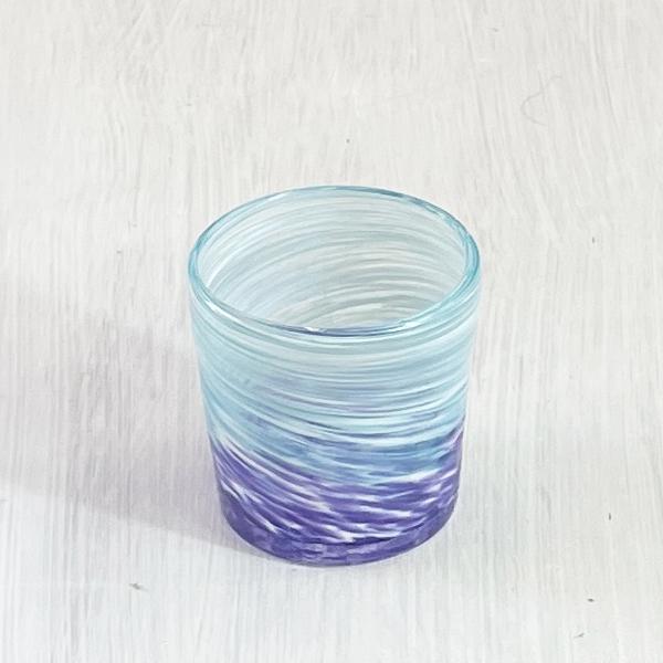 琉球ガラス グラス 沖縄 お土産 泡盛グラス コップ カップ 深海ロックグラス