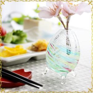 琉球ガラス 沖縄 お土産 ギフト 一輪挿し 花...の詳細画像3