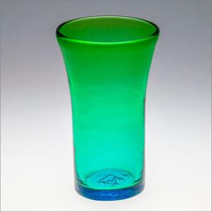 琉球ガラス グラス コップ 誕生日 冷茶グラス プレゼント おしゃれ 沖縄 お土産 ギフト ビールグラス ビアグラス イラブチャー ビアグラス｜kubagasaya