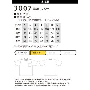 CO-COS 半袖Tシャツ 3007 綿100...の詳細画像2