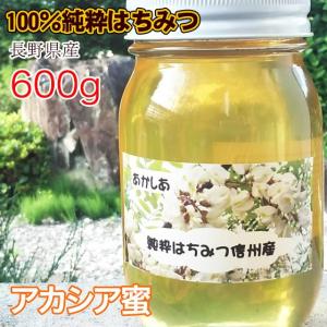 <蜂蜜> アカシアの純粋はちみつ　長野県産の天然蜂蜜 600g [2023年新物]｜くだもの屋