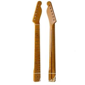 ギターネック TL テレタイプネック トラ杢メイプル フィンガーボード