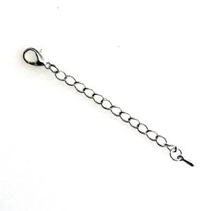 ネックレス アジャスター 延長チェーン 約5.5cm シルバー
