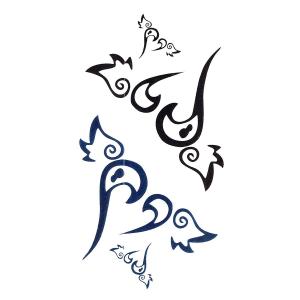 タトゥーシール 天使の羽根 ワンポイント 78