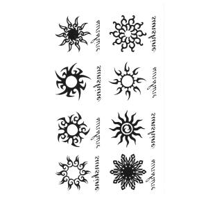 タトゥーシール 太陽 ワンポイント 169