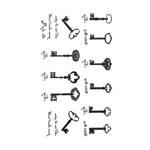 タトゥーシール 鍵 ワンポイント 170