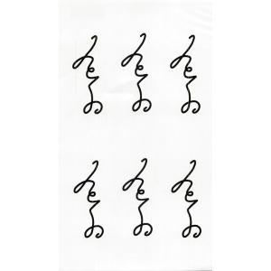 タトゥーシール Love 英字 筆記体 文字 ワンポイント 68
