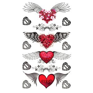 タトゥーシール ハート 翼 腕 肩 胸元 鎖骨 背中 脚 防水 リアル 長持ち 小判 310 517 最安値 価格比較 Yahoo ショッピング 口コミ 評判からも探せる