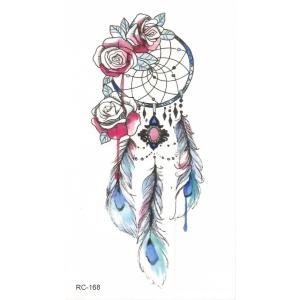 タトゥーシール 水彩画風 薔薇 ワンポイント 168