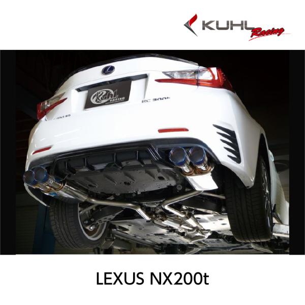 KUHL RACING LEXUS NX200t専用 スラッシュカットREGAL2テールマフラー 1...