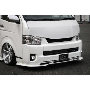 クールレーシングKUHL ハイエース　フロントバンパー　ディフューザー KUHL RACING 200V-GT フロントディフューザー Ver2 200系ハイエース4型