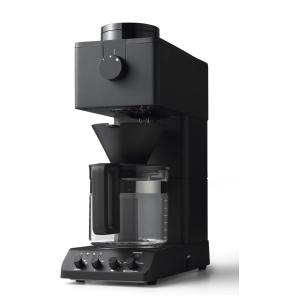 ツインバード 全自動コーヒーメーカー ブラック (6カップ抽出可能) コーヒーメーカー CMD465B　CM-D465B