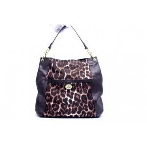 COACH（コーチ） ショルダー トートバッグ オールド 黒 レザー 101-38