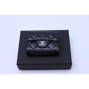 CHANEL（シャネル） 財布 エナメル シンボルチャーム 長財布 黒 : くい