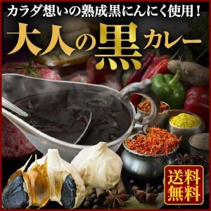 大人の黒カレー200g×3袋　熟成黒にんにくを贅沢使用！プレミアムカレー