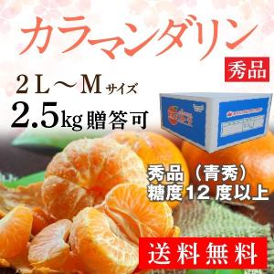 ギフト プレゼント フルーツ 花以外 グルメ カラマンダリン 愛媛 中島産 青秀 秀品 2.5kg グルメ J常