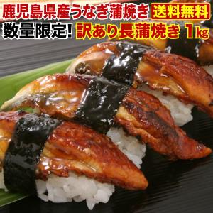 うなぎ 蒲焼き 国産ウナギ(訳あり）鹿児島産ブランド鰻　ちょこっと訳あり 極上長蒲焼き1kg 大小混在無選別 タレ山椒付 クール｜kuishinboucom