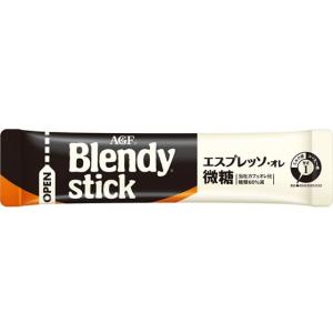 Blendy AGF ブレンディ スティックコーヒー カフェオレ甘さなし 3本（3