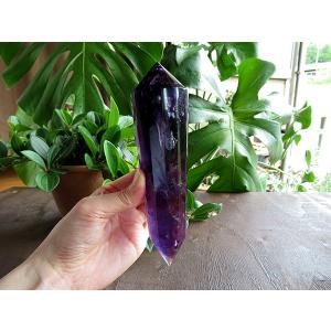 アメジストヴォーゲルワンド 両剣水晶 ダブルポ...の詳細画像3