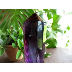 アメジストヴォーゲルワンド 両剣水晶 ダブルポ...の詳細画像5