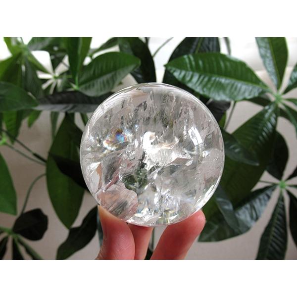ミナスジェライス州 コリント産 レインボークォーツ 天然水晶丸玉/通販/販売 | 天然石専門店【鬮石...