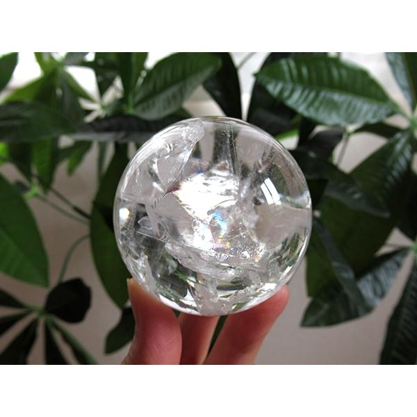 ミナスジェライス州 コリント産 レインボークォーツ 天然水晶丸玉/通販/販売 | 天然石専門店【鬮石...