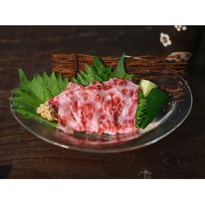 日野商店 北西太平洋産 ニタリ鯨 生とろ（鹿の子） 約70g 3903/1002 鯨肉 くじら クジ...