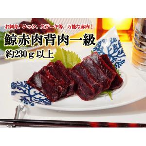 日野商店 南氷洋産 ミンク鯨 赤肉（背肉）１級 230〜280ｇ ブロック 3905 鯨肉 鯨赤肉 ...