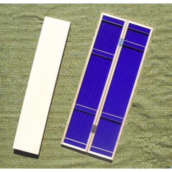 薄い！かさばらない！薄型片面８列国産浮子箱（白桐）５５cm