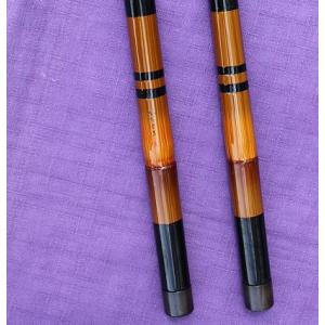 竿掛け＆玉の柄セット　⑧ 竹 竿掛・玉の柄