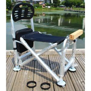 軽量！アルミで錆びない！釣り椅子 角木付き