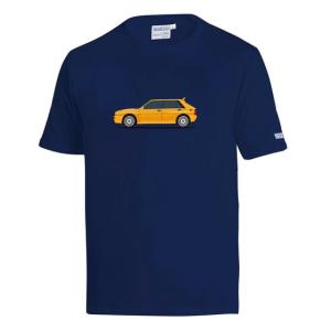 Sparco スパルコ ランチアHFデルタ インテグラーレ Tシャツ カラー:Navy_Blue