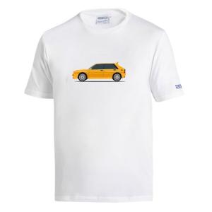 Sparco スパルコ ランチアHFデルタ インテグラーレ Tシャツ カラー:White