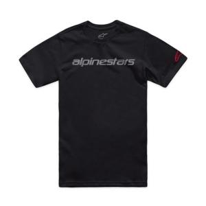 Alpinestars　アルパインスターズ リニア・ワードマークTシャツ カラー:Black_/_Grey｜kujirawebshop