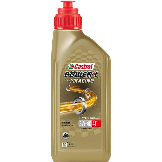 本国生産 Castrol カストロール  パワー1レーシング4T 5W-40 モーターサイクル 用エ...