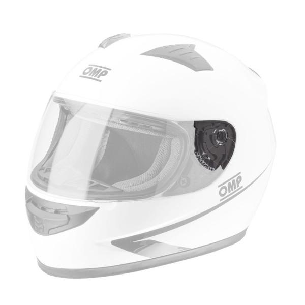 ☆【OMP】OMPサーキットヘルメットのためのバイザーピボットキット - 新しいスタイル