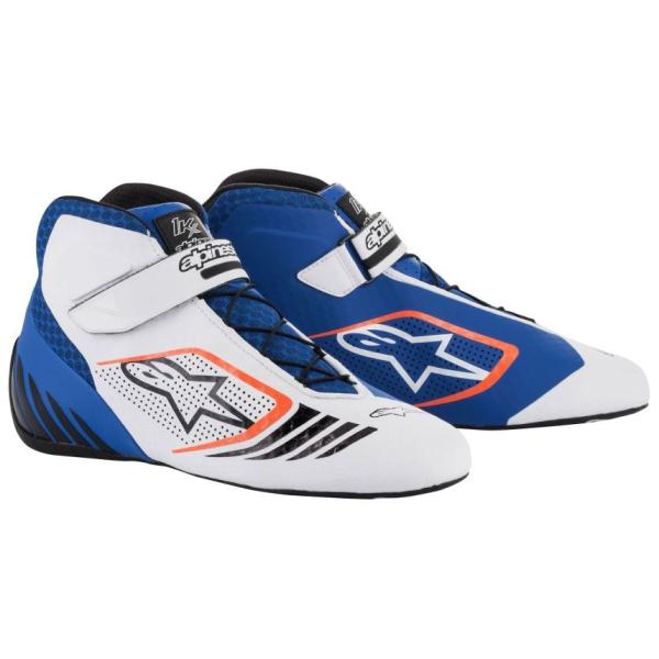 ☆【Alpinestars】Tech 1-KXカート ブーツ 　ブルー/ホワイト/フルロオレンジ U...